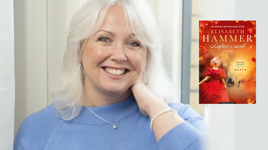 Elisabeth Hammer er ute med ny bok i serien "Løfter i sand".