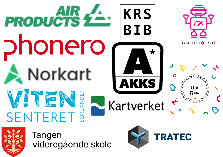 Girl Tech fest arrangeres 20. oktober på hovedbiblioteket. Vi takker våre samarbeidspartnere.