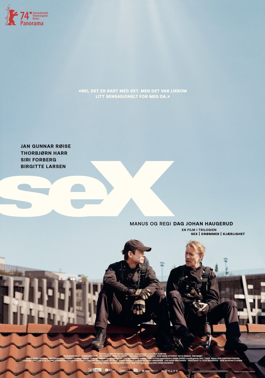 To feiere i ærlig samtale. (Foto: Arthaus) Fimen "Sex" er den første i Dag Johan Haugeruds filmtriologi.