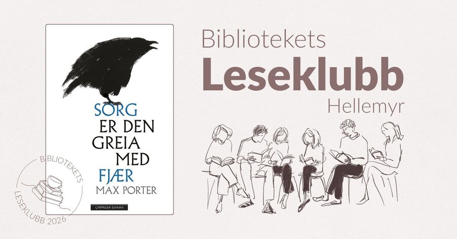 Vi leser "Sorg er den greia med fjær".