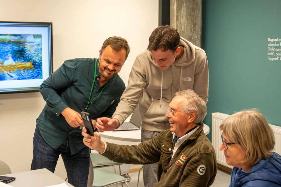 Foto: Helge Dyrholm Dataveiledning. Foto: Helge Dyrholm